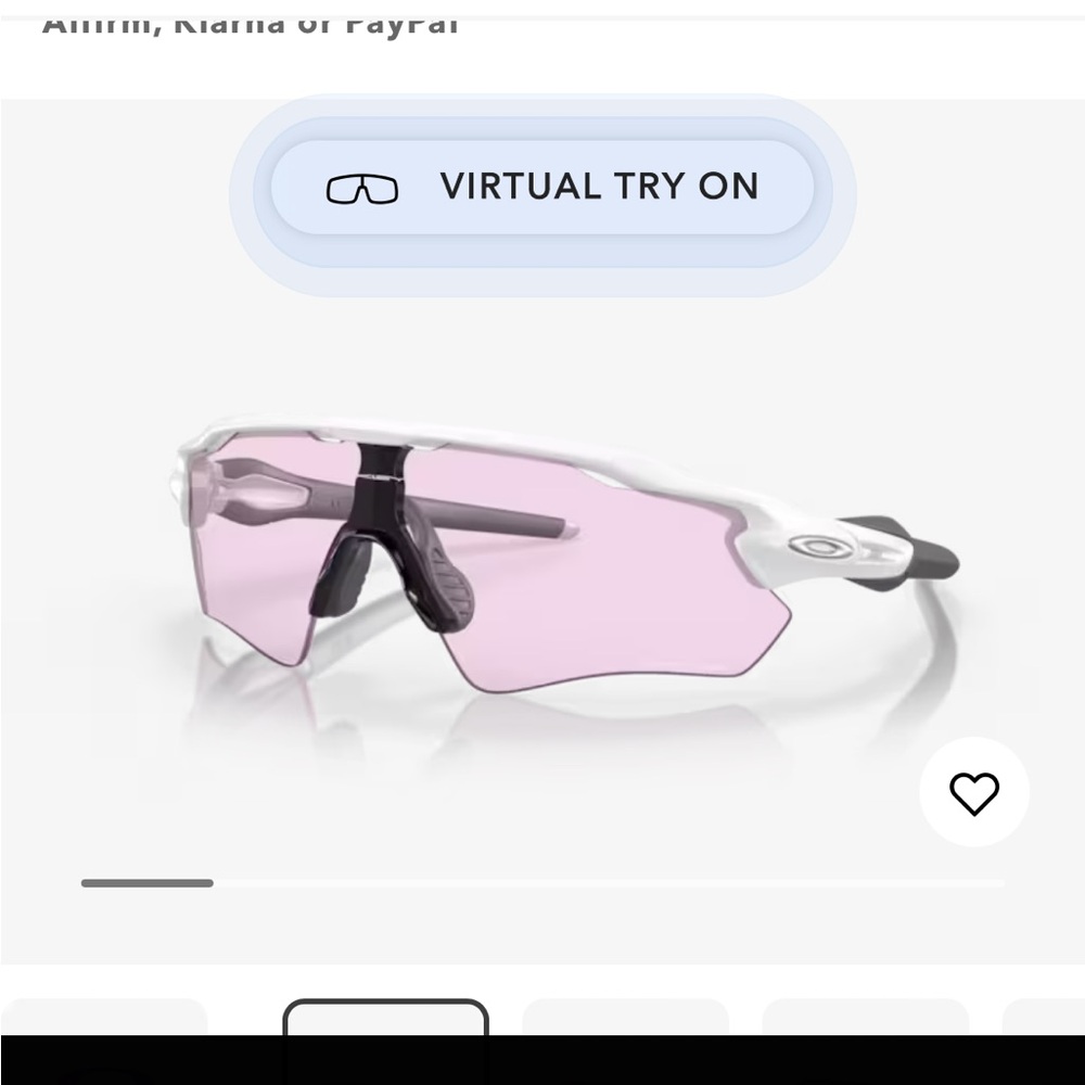 Oakley Radar EV Path low light lens